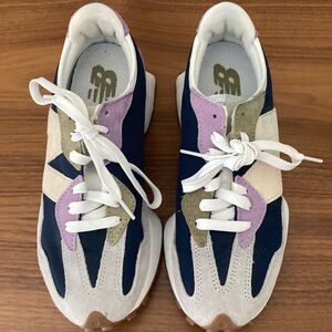 New Balance Women’s 327 Sneaker (Size 8.5) - Blue, Purple, Cream